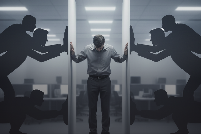 As lideranças Intermédias, Sentem menos Segurança Psicológica.