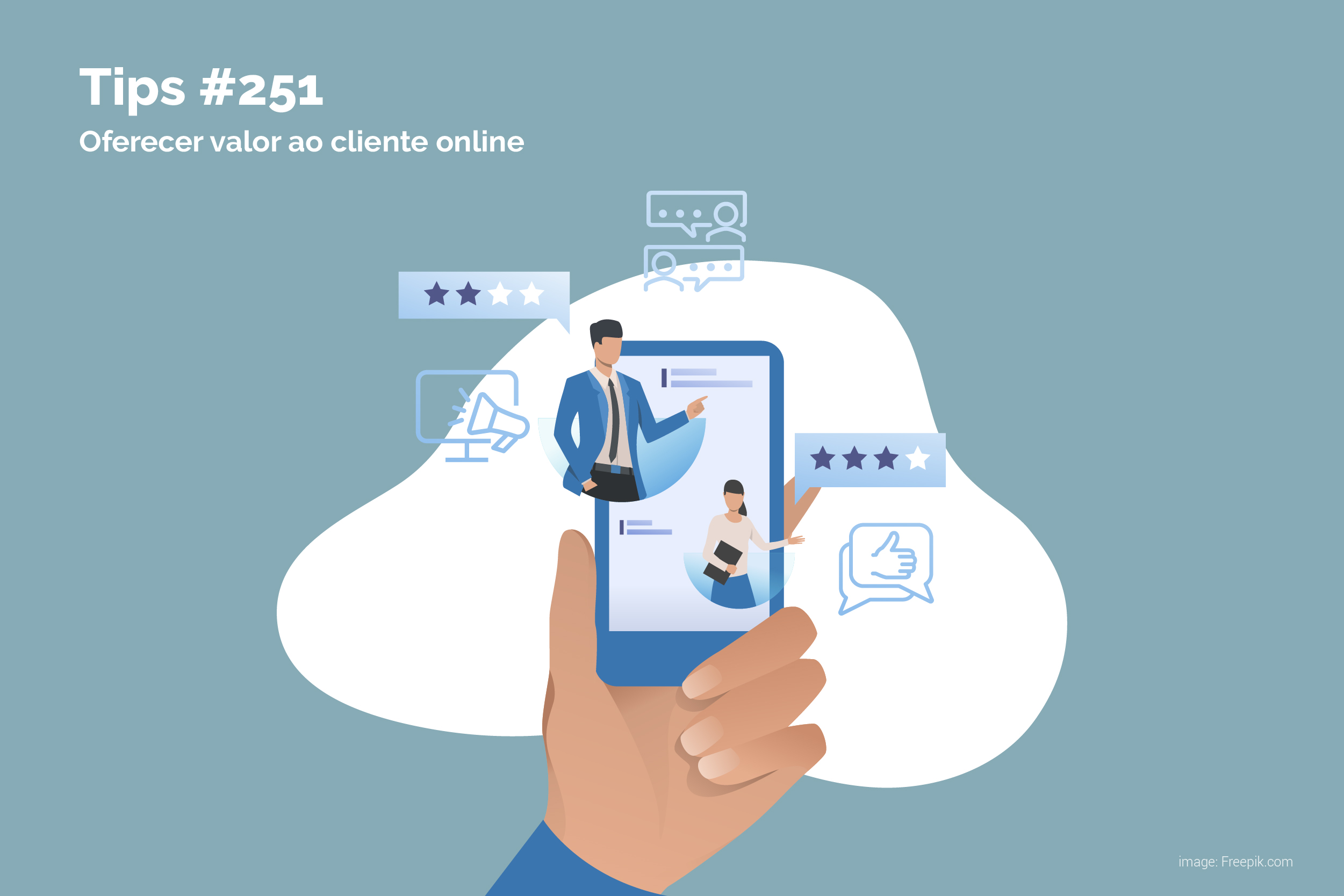 Oferecer valor ao cliente online