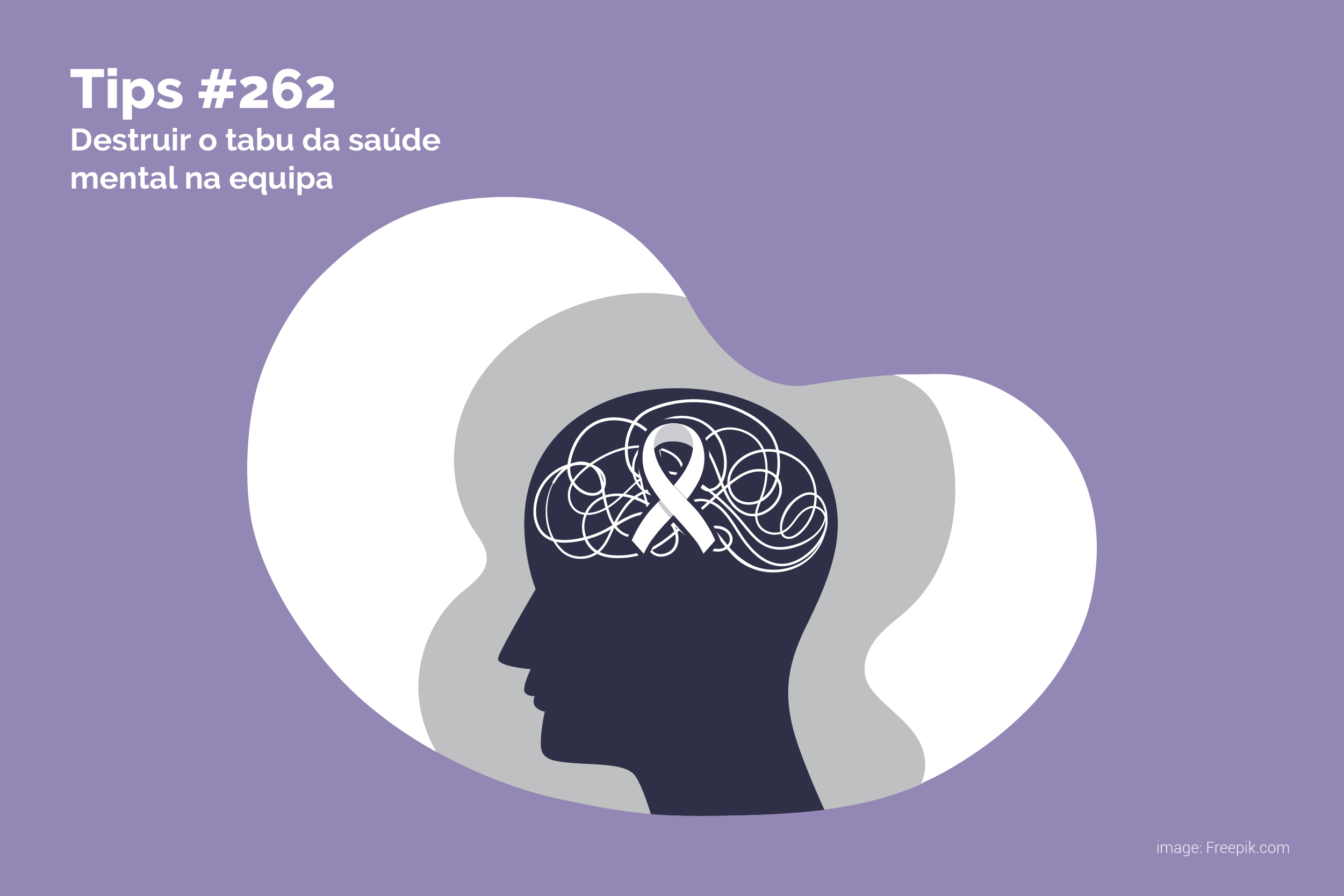 Destruir o tabu da saúde mental na equipa